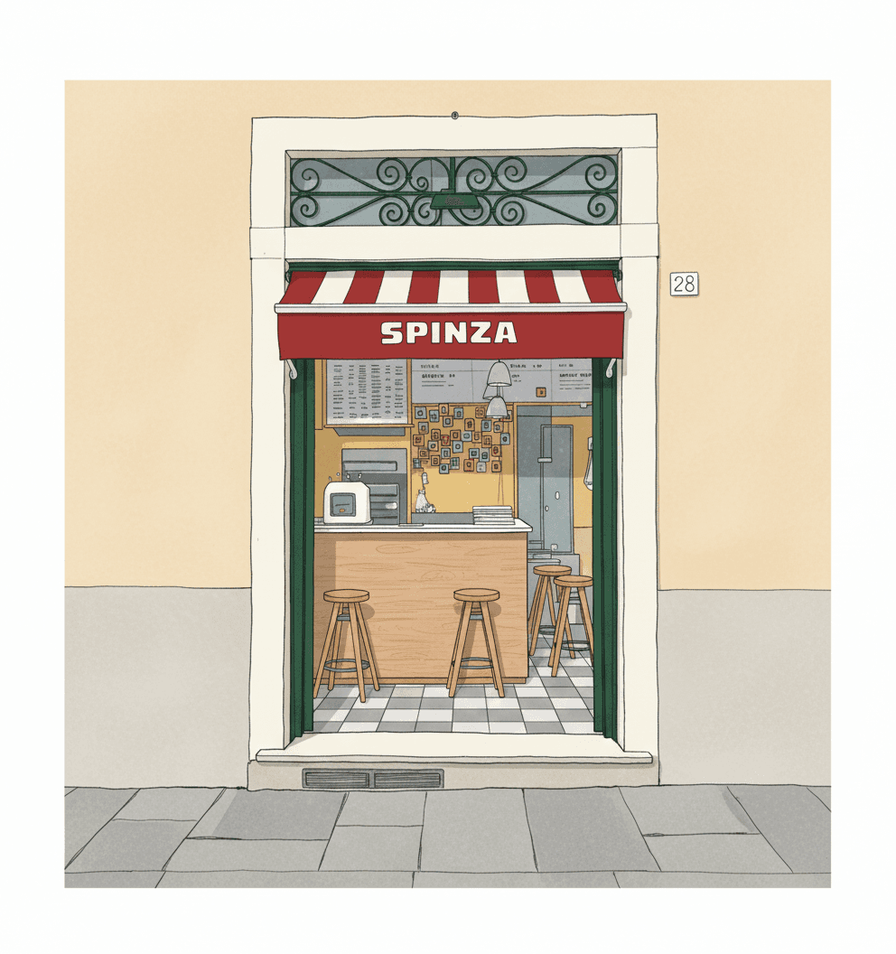 Spinza Entrance